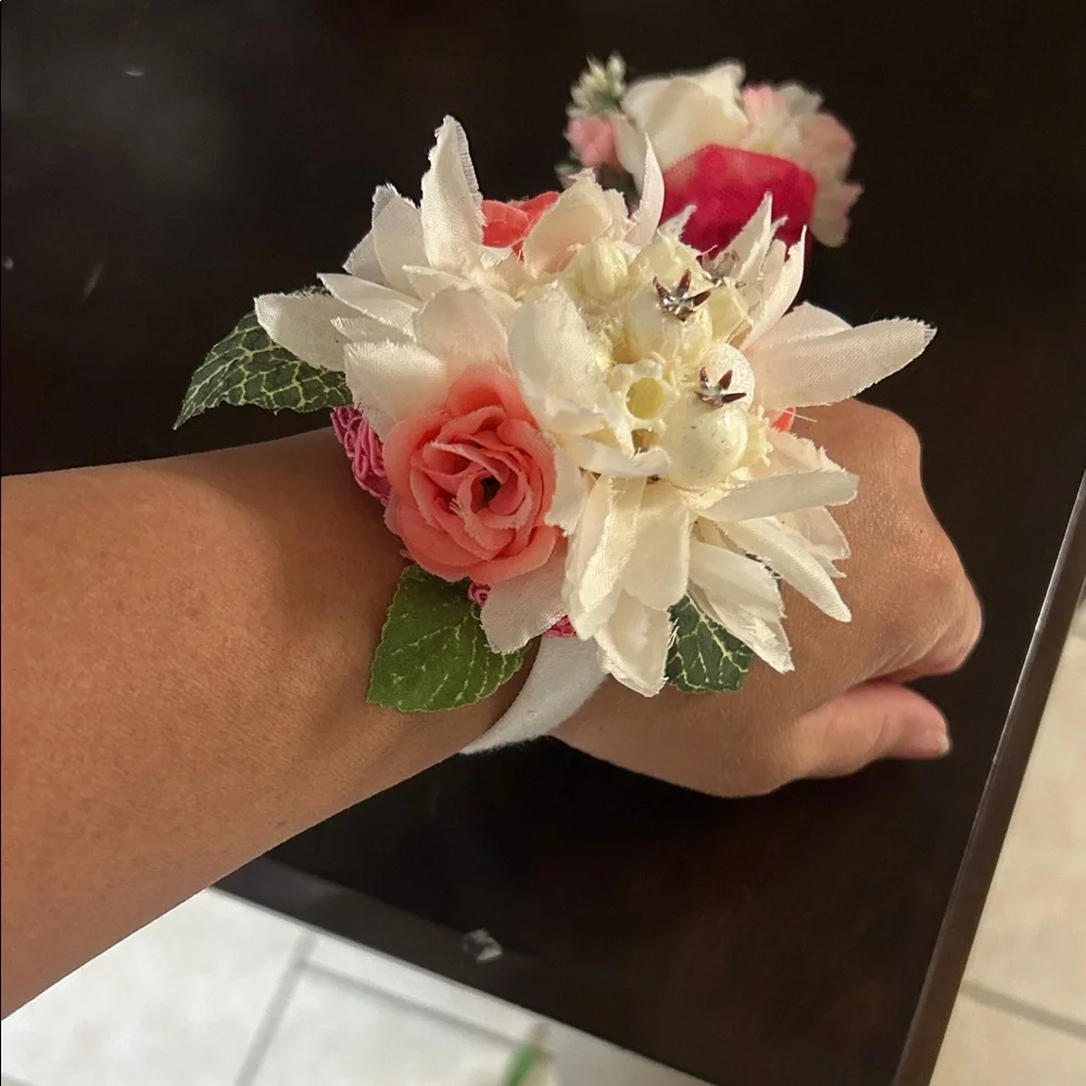 Floral Corsage and Boutonniere Set homemade